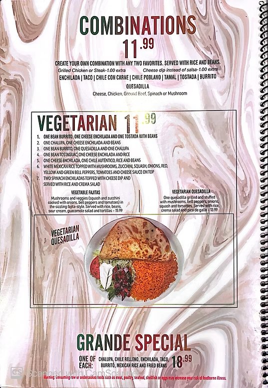 Menu page 4